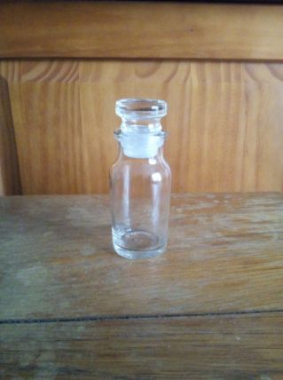 Lot de 6 fioles en verre