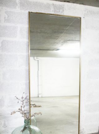 RARE - 2m06 / Miroir doré ancien 1950's