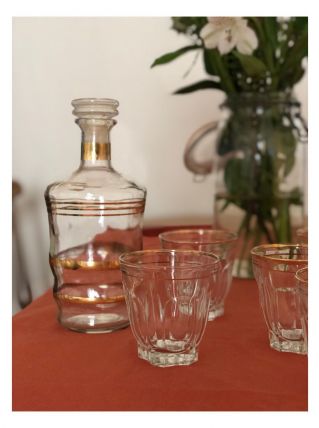 Carafe + 6 verres