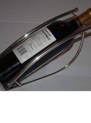 présentoir à bouteille argenterie