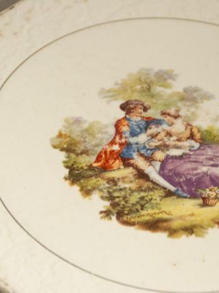 Dessous de plat faïence Saint Amand