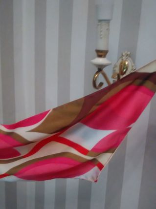 Foulard soie coloré 