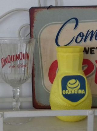 Pot à pailles Orangina années 60