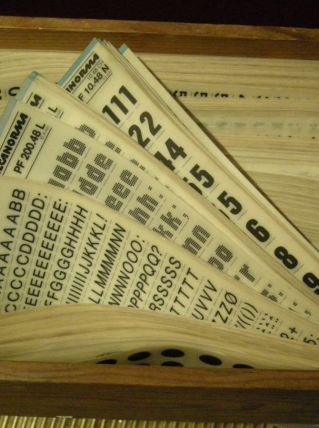 lettres transferts mécanorma x 10 paquets