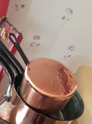 Véritable casserole en cuivre