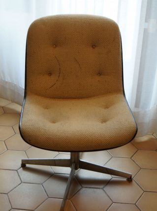 Fauteuil pivotant vintage