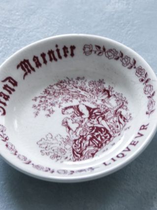 Cendrier Grand Marnier porcelaine de Gien