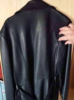 Manteau en simili cuir