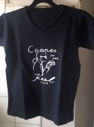 T-shirt "Cannes 2007 vu par Karl Lagerfeld"