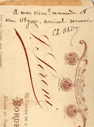 photo ancienne homme à la moustache vers 1900