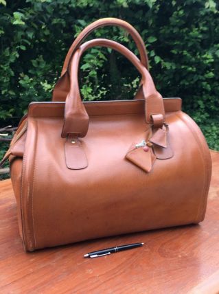 Sac voyage vintage cuir