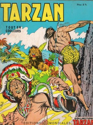 Bande dessinée tarzan n°44 1970