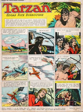 Bande dessinée tarzan n°44 1970