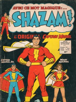 bande dessinée shazam n° 3 de 1974