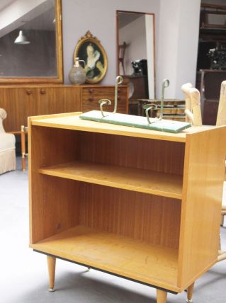 Meuble rangement scandinave pieds compas 1960