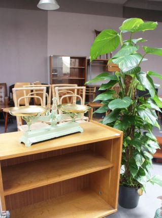 Meuble rangement scandinave pieds compas 1960