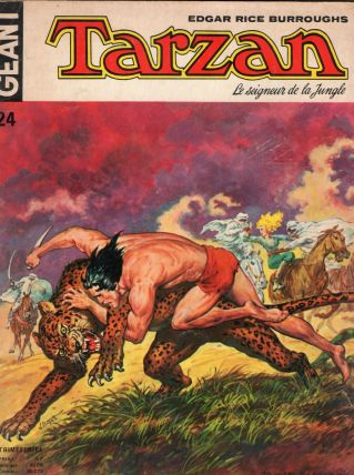 bande dessinée de Tarzan Géant 24 de 1975