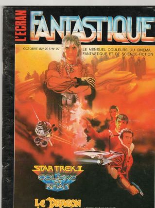 magazine l'écran fantastique sur cinéma fantastique 1982