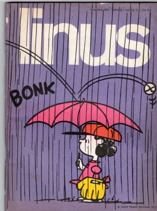bande dessinée LINUS 1972 en italien