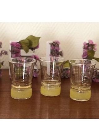 Verres à liqueur granites 