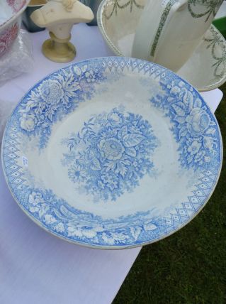 Jardinière bieue signée