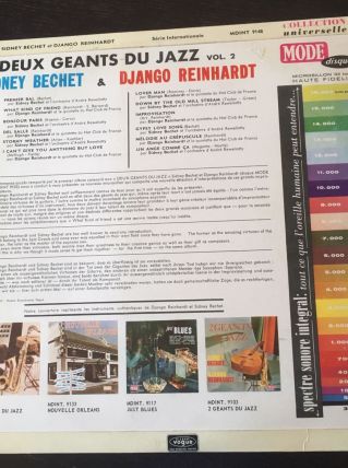 S. Bechet &amp; D. Reinhardt - 33 t - 1968