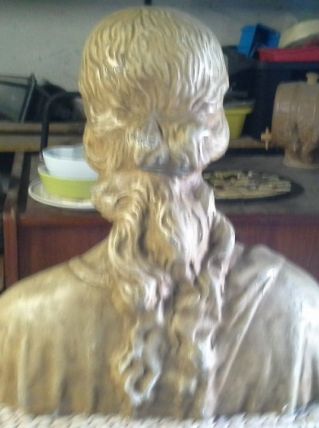 buste de femme en platre