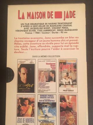 VHS "La Maison de Jade" de Nadine Trintignant