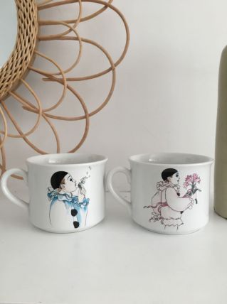 Tasse Pierrot et Colombine 