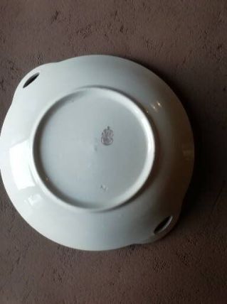 plat porcelaine Luneville france Andorre