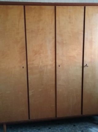 armoire vintage 4 portes