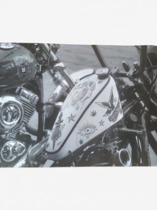 Affiche photo reservoir moto 