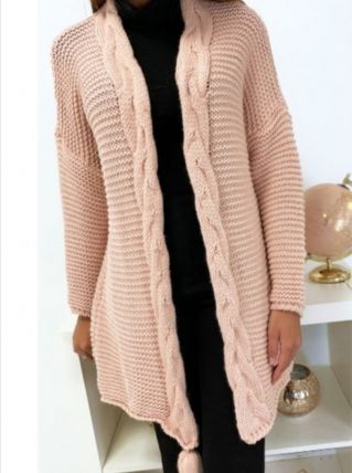 Veste coloris rose taille 38/48