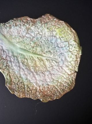 Feuille de chou ceramique
