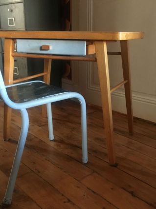 bureau vintage enfant en bois