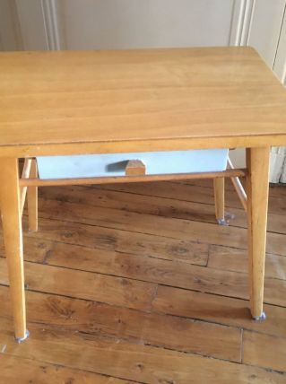 bureau vintage enfant en bois