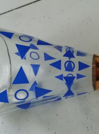 Carafe ancienne motif art deco