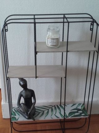 Étagère vintage métal 