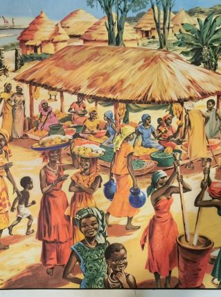 Affiche scolaire Mdi Les pays tropicaux, Le désert 