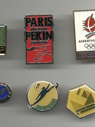 Lot de 6 pins vintage  TBE