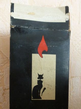 boîte de 8 bougies le chat