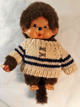 Kiki Ajéna  Vintage 1974 et son pull d'origine