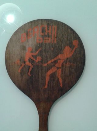 Raquette bois vintage