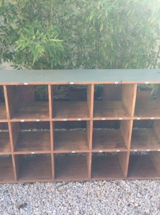 Casier de tri postal ancien