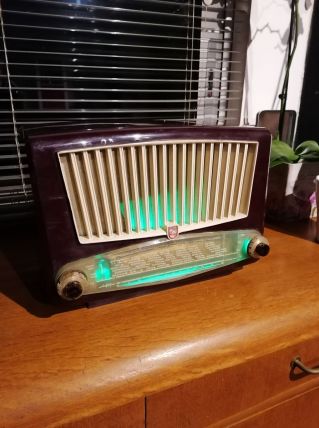 Radio vintage PHILIPS de 1954  