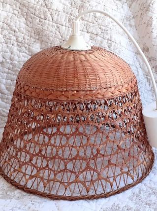 Suspension osier tressé