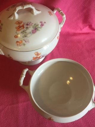 soupière et légumier en porcelaine