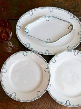 Série de plat en terre de fer