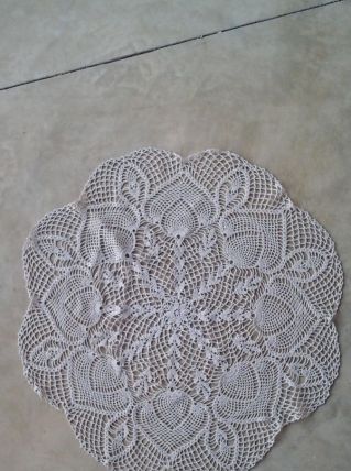 Napperon crochet année 70