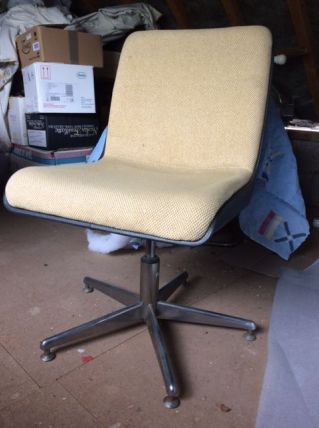 Chaise / Fauteuil Bureau Retro années 70s